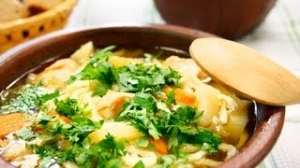 Куриный суп с домашней лапшой от Натальи Ким