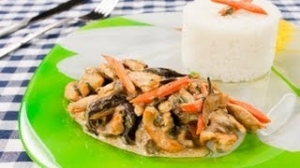 Куриное филе в сметане с грибами от Натальи Ким